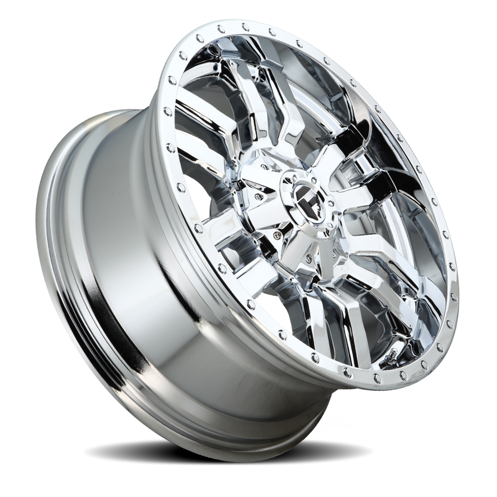 Aluminum Wheels 20X9 Sledge D631 8 On 180 Chrome Plated 124.2 Bore 20 Offset Fuel Off Road Wheels