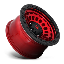 Load image into Gallery viewer, Aluminum Wheels 18X9 Zephyr D632 6 On 139.7 Candy Red W/Matte Black Ring 106.1 Bore 1 Offset Fuel Off Road Wheels
