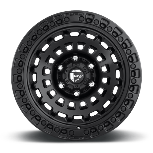 Aluminum Wheels 17X9 Zephyr D633 5 On 127 Matte Black 71.6 Bore -12 Offset Fuel Off Road Wheels