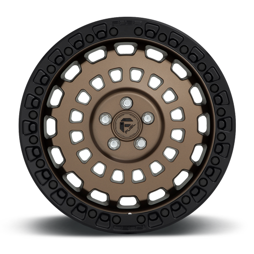 Aluminum Wheels 18X9 Zephyr D634 5 On 150 Matte Bronze W/Black Bead Ring 110.1 Bore 1 Offset Fuel Off Road Wheels