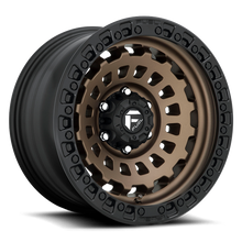 Load image into Gallery viewer, Aluminum Wheels 20X9 Zephyr D634 6 On 135 Matte Bronze W/Black Bead Ring 87.1 Bore 1 Offset Fuel Off Road Wheels