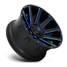 Load image into Gallery viewer, Aluminum Wheels 20X9 Contra D644 6 On 135/6 On 139.7 Gloss Blue Milled 106.3 Bore 20 Offset Multi Spoke Fuel Off Road Wheels