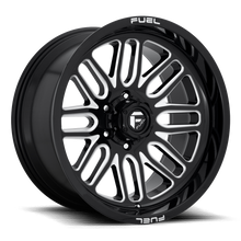 Load image into Gallery viewer, Aluminum Wheels 20X10 Ignite D662 8 On 165.1 Gloss Black Milled 125.2 Bore -18 Offset Fuel Off Road Wheels