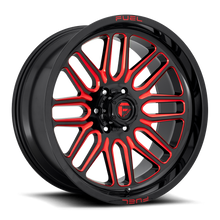 Load image into Gallery viewer, Aluminum Wheels 20X10 Ignite D663 6 On 135 Gloss Black Red Tinted Clear 87.1 Bore -18 Offset Fuel Off Road Wheels