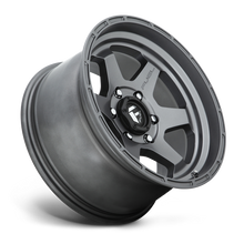 Load image into Gallery viewer, Aluminum Wheels 17X9 Shok D665 6 On 139.7 Matte Anthracite Gray 106.3 Bore 1 Offset Fuel Off Road Wheels