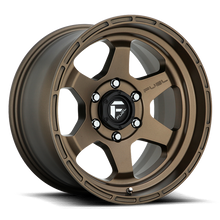 Load image into Gallery viewer, Aluminum Wheels 17X9 Shok D666 6 On 139.7 Matte Bronze 106.3 Bore -12 Offset Fuel Off Road Wheels