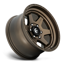 Load image into Gallery viewer, Aluminum Wheels 17X9 Shok D666 6 On 139.7 Matte Bronze 106.3 Bore -12 Offset Fuel Off Road Wheels