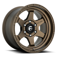 Load image into Gallery viewer, Aluminum Wheels 18X9 Shok D666 5 On 127 Matte Bronze 71.5 Bore 20 Offset Fuel Off Road Wheels