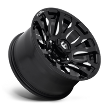 Load image into Gallery viewer, Aluminum Wheels 22X12 Blitz D673 6 On 139.7 Gloss Black Milled 106.1 Bore -44 Offset Multi Spoke Fuel Off Road Wheels