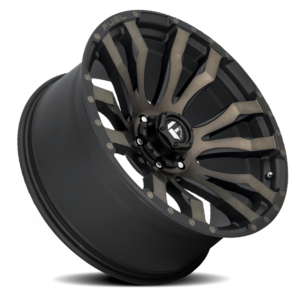 Aluminum Wheels 17X9 Blitz D674 6 On 139.7 Matte Black Double Dark Tint 106.1 Bore -12 Offset Multi Spoke Fuel Off Road Wheels