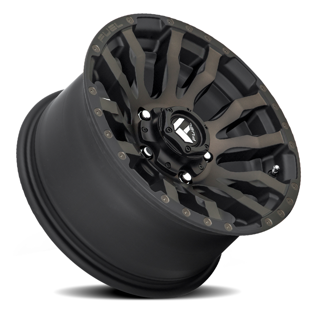 Aluminum Wheels 20X9 Blitz D674 5 On 127 Matte Black Double Dark Tint 71.5 Bore 1 Offset Multi Spoke Fuel Off Road Wheels