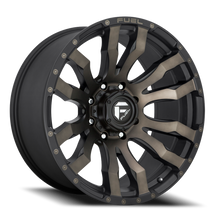 Load image into Gallery viewer, Aluminum Wheels 20X9 Blitz D674 8 On 165.1 Matte Black Double Dark Tint 125.1 Bore 1 Offset Multi Spoke Fuel Off Road Wheels
