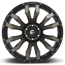Load image into Gallery viewer, Aluminum Wheels 22X10 Blitz D674 6 On 135 Matte Black Double Dark Tint 87.1 Bore -18 Offset Multi Spoke Fuel Off Road Wheels