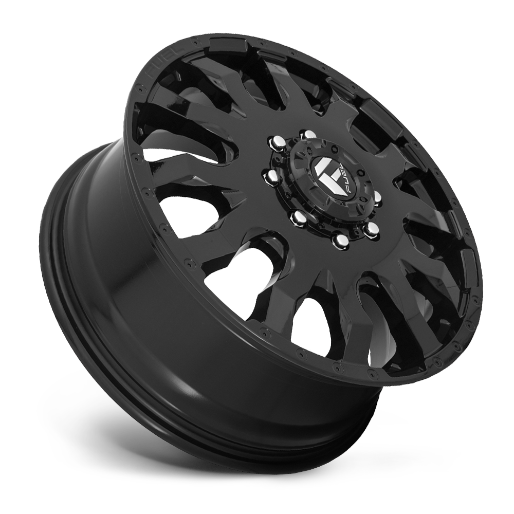 Dually Wheels 20X8.25 Blitz Dually D675 8 On 200 Gloss Black 142 Bore 105 Offset Multi Spoke Front Dually Fuel Off Road Wheels