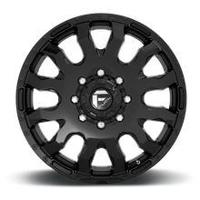 Load image into Gallery viewer, Dually Wheels 20X8.25 Blitz Dually D675 8 On 200 Gloss Black 142 Bore 105 Offset Multi Spoke Front Dually Fuel Off Road Wheels