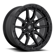 Load image into Gallery viewer, Aluminum Wheels 18X9 Rebel D679 5 On 139.7 Matte Black 78.1 Bore 1 Offset Fuel Off Road Wheels