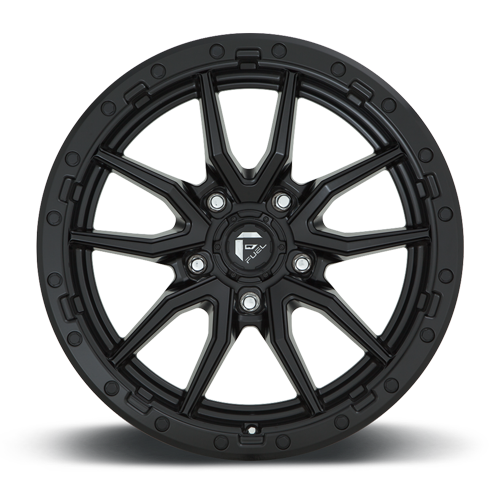 Aluminum Wheels 18X9 Rebel D679 5 On 139.7 Matte Black 78.1 Bore 1 Offset Fuel Off Road Wheels