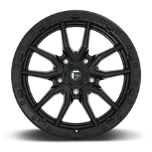 Load image into Gallery viewer, Aluminum Wheels 18X9 Rebel D679 5 On 139.7 Matte Black 78.1 Bore 1 Offset Fuel Off Road Wheels