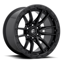 Load image into Gallery viewer, Aluminum Wheels 20X9 Rebel D679 6 On 139.7 Matte Black 106.1 Bore 20 Offset Fuel Off Road Wheels