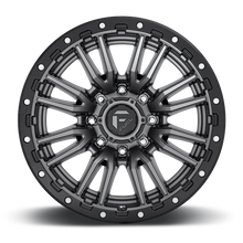 Load image into Gallery viewer, Aluminum Wheels 20X9 Rebel D680 8 On 170 Matte Gunmetal Gray Black Bead Ring 125.1 Bore 1 Offset Fuel Off Road Wheels