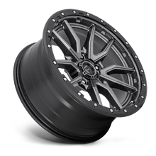 Load image into Gallery viewer, Aluminum Wheels 20X9 Rebel D680 5 On 127 Matte Gunmetal Gray Black Bead Ring 71.5 Bore 20 Offset Fuel Off Road Wheels