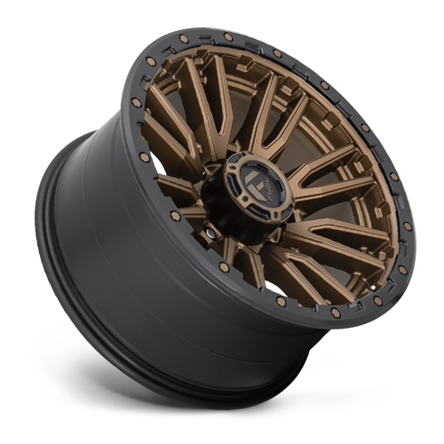 Aluminum Wheels 20X10 Rebel D681 8 On 165.1 Matte Bronze Black Bead Ring 125.2 Bore -18 Offset Fuel Off Road Wheels