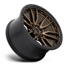 Load image into Gallery viewer, Aluminum Wheels 20X9 Rebel D681 6 On 139.7 Matte Bronze Black Bead Ring 106.1 Bore 1 Offset Fuel Off Road Wheels