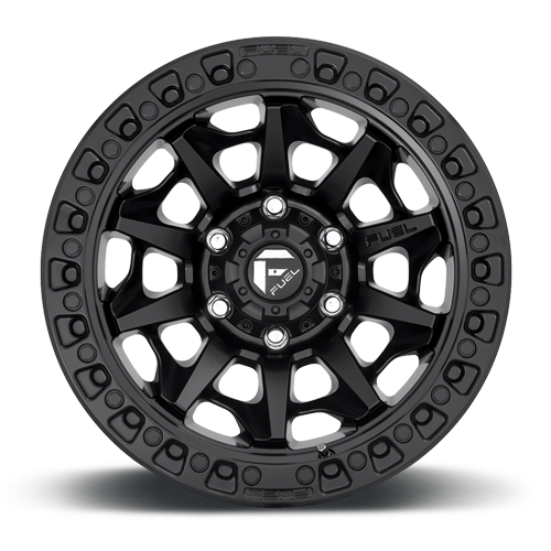 Aluminum Wheels 18X9 Covert D694 6 On 135 Matte Black 87.1 Bore -12 Offset Multi Spoke Fuel Off Road Wheels