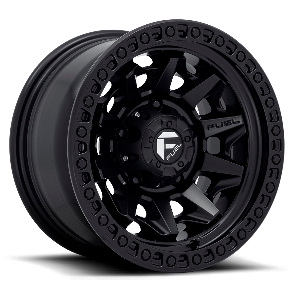 Aluminum Wheels 18X9 Covert D694 5 On 139.7 Matte Black 87.1 Bore 1 Offset Multi Spoke Fuel Off Road Wheels