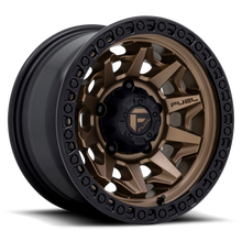 Load image into Gallery viewer, Aluminum Wheels 18X9 Covert D696 5 On 150 Matte Bronze Black Bead Ring 110.2 Bore 1 Offset Multi Spoke Fuel Off Road Wheels