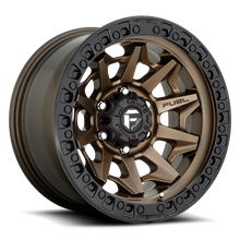 Load image into Gallery viewer, Aluminum Wheels 18X9 Covert D696 6 On 135 Matte Bronze Black Bead Ring 87.1 Bore 20 Offset Multi Spoke Fuel Off Road Wheels