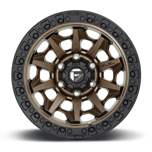 Aluminum Wheels 20X9 Covert D696 8 On 170 Matte Bronze Black Bead Ring 125.12 Bore 20 Offset Multi Spoke Fuel Off Road Wheels