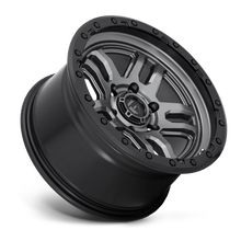 Load image into Gallery viewer, Aluminum Wheels 17X9 AMMO D701 6 On 139.7 Matte Gunmetal Gray W/Black Bead Ring 106.1 Bore 1 Offset 5 Spoke Fuel Off Road Wheels