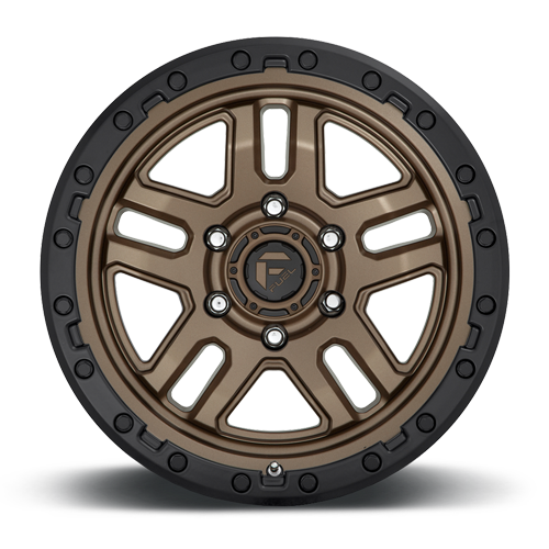 Aluminum Wheels 18X9 AMMO D702 5 On 127 Matte Bronze W/Black Bead Ring 71.5 Bore -12 Offset 5 Spoke Fuel Off Road Wheels