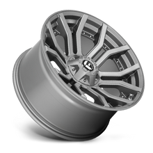 Load image into Gallery viewer, Aluminum Wheels 20X10 Rage Platinum D713 6 On 135/6 On 139.7 Brushed Gunmetal Gray Tinted Clear 106.1 Bore -18 Offset Fuel Off Road Wheels