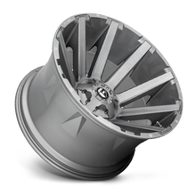 Load image into Gallery viewer, Aluminum Wheels 20X10 Contra Platinum D714 6 On 135/6 On 139.7 Brush Gunmetal Gray/Clear Tint 106.1 Bore -19 Offset Multi Spoke Fuel Off Road Wheels