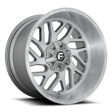Load image into Gallery viewer, Aluminum Wheels 20X12 Triton Platinum D715 5 On 127/5 On 139.7 Brush Gunmetal Gray/Clear Tint 87.1 Bore -43 Offset Mesh Spoke Fuel Off Road Wheels