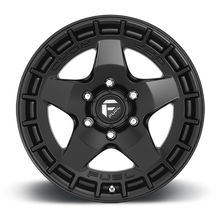 Load image into Gallery viewer, Aluminum Wheels 20X9 Warp D733 5 On 127 Satin Black 71.5 Bore 1 Offset Fuel Off Road Wheels