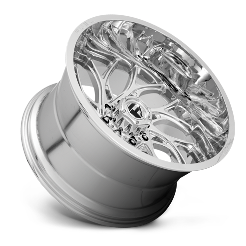 Aluminum Wheels 20X10 Runner D740 5 On 139.7 Chrome 78 Bore -18 Offset Fuel Off Road Wheels