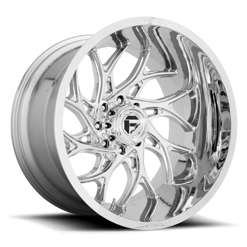 Aluminum Wheels 20X9 Runner D740 8 On 165.1 Chrome 125.2 Bore 1 Offset Fuel Off Road Wheels
