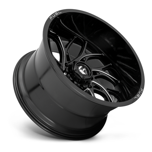Aluminum Wheels 20X9 Runner D741 6 On 135 Gloss Black Milled 87.1 Bore 1 Offset Fuel Off Road Wheels
