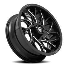 Load image into Gallery viewer, Aluminum Wheels 22X7 Runner UTV D741 4 On 137 Gloss Black Milled 110.2 Bore 0 Offset Fuel Off Road Wheels