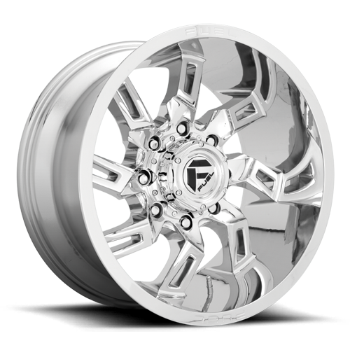 Aluminum Wheels 20X9 Lockdown D746 5 On 127 Chrome 71.5 Bore 1 Offset Fuel Off Road Wheels