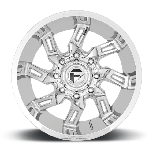 Aluminum Wheels 20X9 Lockdown D746 5 On 139.7 Chrome 78 Bore 1 Offset Fuel Off Road Wheels