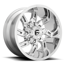 Load image into Gallery viewer, Aluminum Wheels 22X10 Lockdown D746 6 On 135 Chrome 87.1 Bore -18 Offset Fuel Off Road Wheels