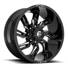 Load image into Gallery viewer, Aluminum Wheels 20X9 Lockdown D747 8 On 165.1 Gloss Black Milled 125.2 Bore 1 Offset Fuel Off Road Wheels