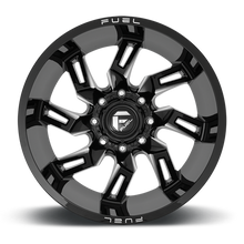 Load image into Gallery viewer, Aluminum Wheels 20X9 Lockdown D747 8 On 165.1 Gloss Black Milled 125.2 Bore 1 Offset Fuel Off Road Wheels