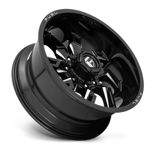 Load image into Gallery viewer, Aluminum Wheels 20X9 Lockdown D747 6 On 135 Gloss Black Milled 87.1 Bore 1 Offset Fuel Off Road Wheels
