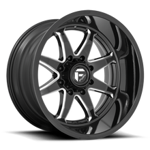 Load image into Gallery viewer, Aluminum Wheels 22X10 Hammer D749 8 On 170 Gloss Black Milled 125.1 Bore -18 Offset Fuel Off Road Wheels