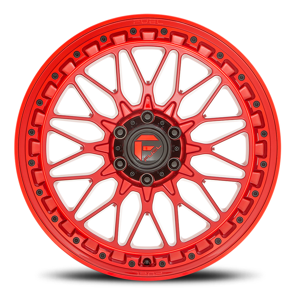 Aluminum Wheels 20X9 Trigger D758 5 On 127 Candy Red 71.5 Bore 1 Offset Fuel Off Road Wheels